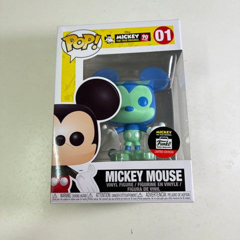 Mickey Mouse Blue Phillipines Exclusive - Disney Funko Pop 01 Vinyl Figure (11.4 Cm L × 8.9 Cm W × 15.9 Cm H)