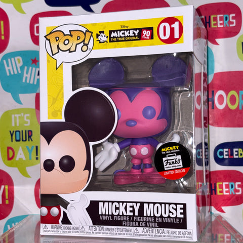 Mickey Mouse Purple Phillipines Exclusive - Disney Funko Pop 01 Vinyl Figure (11.4 Cm L × 8.9 Cm W × 15.9 Cm H)