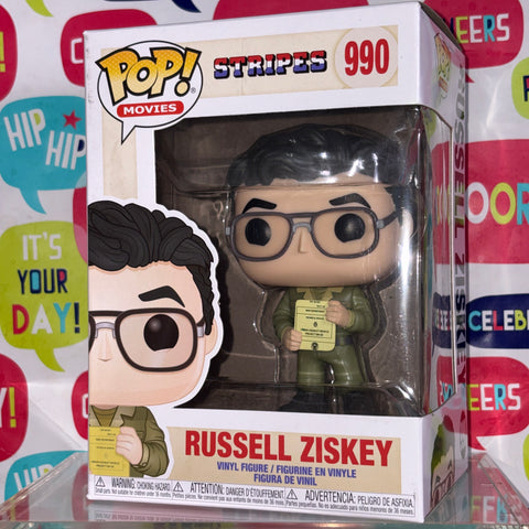 BOX FLAWS VIEW PHOTOS Russell Diskey - Stripes Funko Pop 990