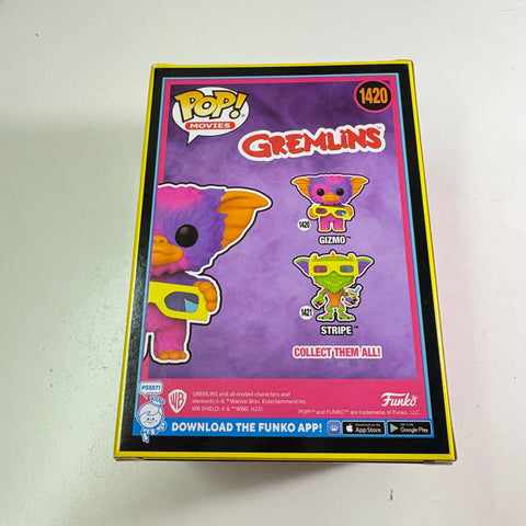 Gizmo Blacklight - Gremlins Funko Pop 1420 Vinyl Figure Exclusive
