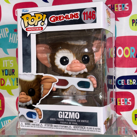 BOX DAMAGE VIEW PHOTOS Gizmo 3D Glasses - Gremlins Funko Pop 1146 Vinyl Figure