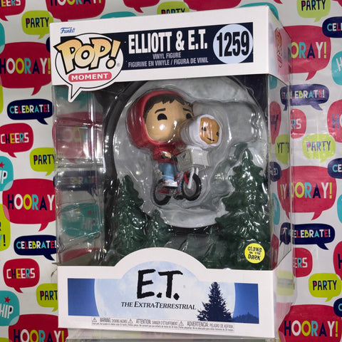 Elliott & E.T. - E.T. The Extra-Terrestrial Funko Pop 1259 Vinyl Figure GLOW