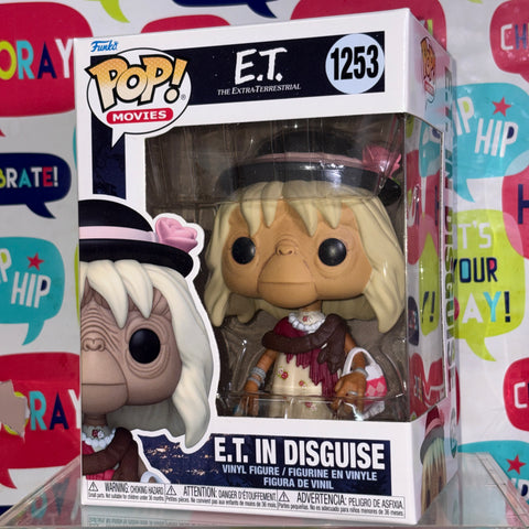 SUNFADE FRONT BOX VIEW PHOTOS E.T. The Extra-Terrestrial - E.T. in Disguise Funko Pop 1253