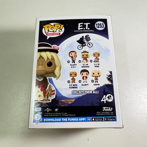 SUNFADE FRONT BOX VIEW PHOTOS E.T. The Extra-Terrestrial - E.T. in Disguise Funko Pop 1253