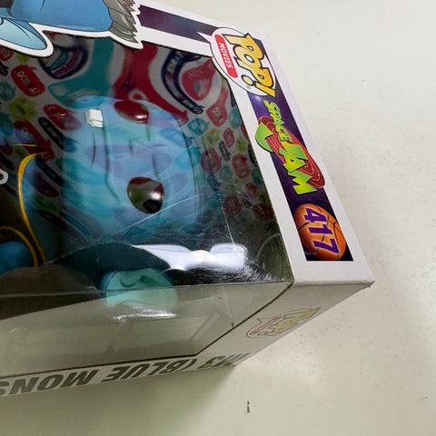 BOX FLAWS VIEW PHOTOS M3 Blue Monstar - Space Jam Funko Pop 417 Vinyl Figure (11.4 Cm L × 8.9 Cm W × 15.9 Cm H)