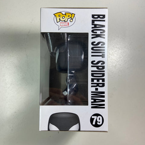Spider Man (Black Suit - Glow): Marvel Funko Pop 79
