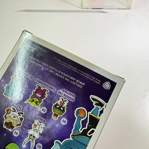 BOX FLAWS VIEW PHOTOS M3 Blue Monstar - Space Jam Funko Pop 417 Vinyl Figure (11.4 Cm L × 8.9 Cm W × 15.9 Cm H)