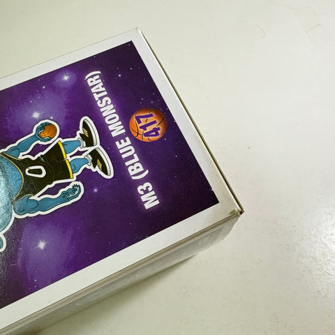 BOX FLAWS VIEW PHOTOS M3 Blue Monstar - Space Jam Funko Pop 417 Vinyl Figure (11.4 Cm L × 8.9 Cm W × 15.9 Cm H)