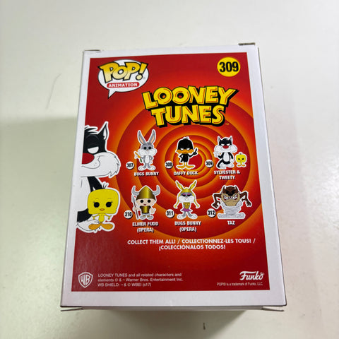 Sylvester & Tweety - Looney Tunes Funko Pop 309 Vinyl Figure (11.4 Cm L × 8.9 Cm W × 15.9 Cm H)