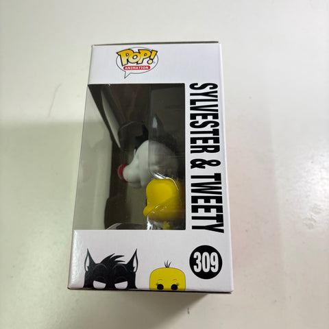 Sylvester & Tweety - Looney Tunes Funko Pop 309 Vinyl Figure (11.4 Cm L × 8.9 Cm W × 15.9 Cm H)