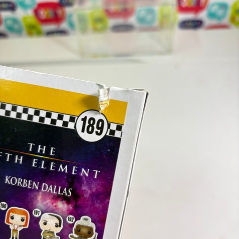 BOX FLAWS VIEW PHOTOS Korben Dallas - The Fifth Element Funko Pop 189 Vinyl Figure