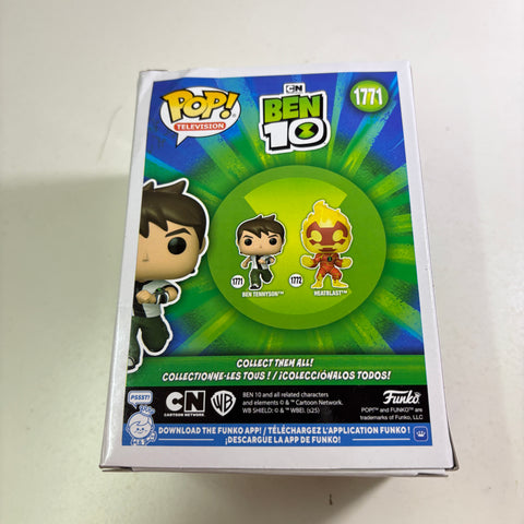 BOX DAMAGE VIEW PHOTOS Ben 10 - Funko Pop 1771 Vinyl Figure (11.4 Cm L × 8.9 Cm W × 15.9 Cm H)