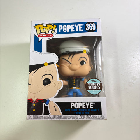 BOX FLAWS VIEW PHOTOS Popeyes - Funko Pop 369 Vinyl Figure (11.4 Cm L × 8.9 Cm W × 15.9 Cm H)