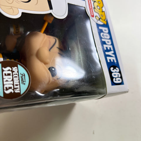 BOX FLAWS VIEW PHOTOS Popeyes - Funko Pop 369 Vinyl Figure (11.4 Cm L × 8.9 Cm W × 15.9 Cm H)