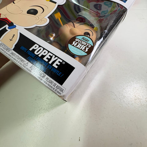 BOX FLAWS VIEW PHOTOS Popeyes - Funko Pop 369 Vinyl Figure (11.4 Cm L × 8.9 Cm W × 15.9 Cm H)