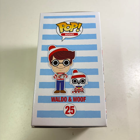 Waldo & Woof - Where's Waldo Funko Pop 25 Vinyl Figure (11.4 Cm L × 8.9 Cm W × 15.9 Cm H)