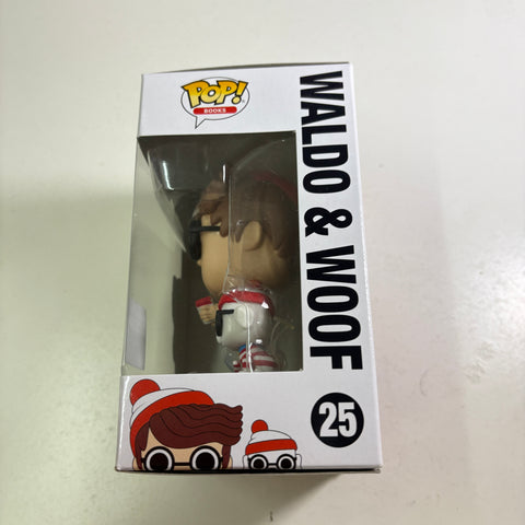 Waldo & Woof - Where's Waldo Funko Pop 25 Vinyl Figure (11.4 Cm L × 8.9 Cm W × 15.9 Cm H)