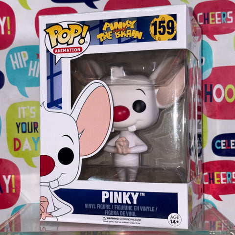 Pinky - Pinky & The Brain Funko Pop 159 Vinyl Figure (11.4 Cm L × 8.9 Cm W × 15.9 Cm H)
