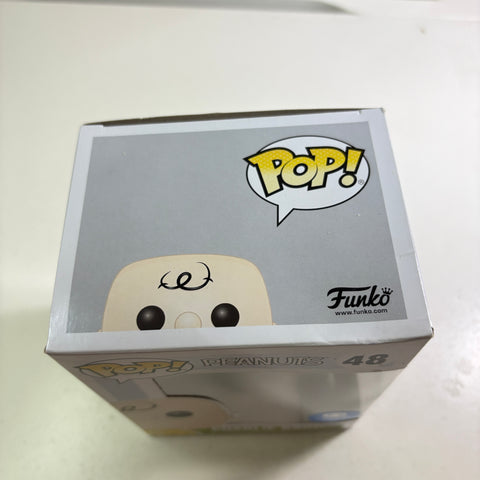 BOX FLAWS VIEW PHOTOS Charlie Brown Red Shirt - Peanuts Funko Pop 48 Vinyl Figure (11.4 Cm L × 8.9 Cm W × 15.9 Cm H)