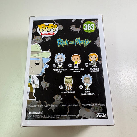 BOX FLAWS VIEW PHOTOS Western Rick - Rick and Morty Funko Pop 363 Vinyl Figure (11.4 Cm L × 8.9 Cm W × 15.9 Cm H)