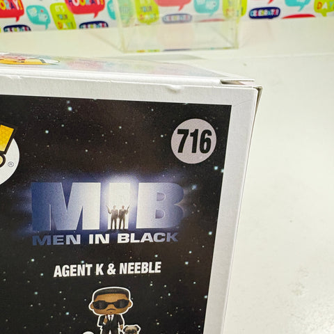 BOX FLAWS VIEW PHOTOS Agent K & Neeble - Men in Black Funko Pop Vinyl Figure 716