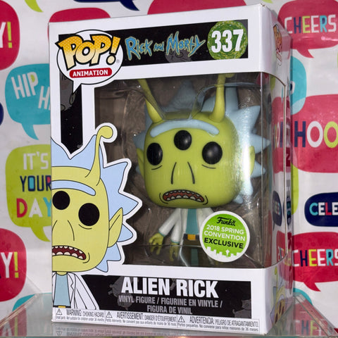 Alien Rick SHARED - Rick and Morty Funko Pop 337 Vinyl Figure (11.4 Cm L × 8.9 Cm W × 15.9 Cm H)