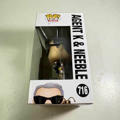 BOX FLAWS VIEW PHOTOS Agent K & Neeble - Men in Black Funko Pop Vinyl Figure 716