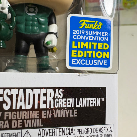 The Big Bang Theory - Leonard Hofstadter as Green Lantern Funko Pop 836 Summer Convention 2019 Exclusive (Copy)