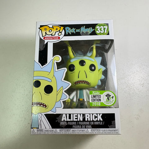 Alien Rick CON - Rick and Morty Funko Pop 337 Vinyl Figure (11.4 Cm L × 8.9 Cm W × 15.9 Cm H)