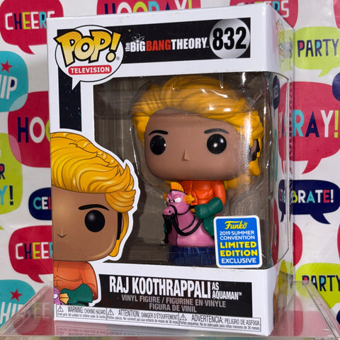 The Big Bang Theory - Raj as Aquaman Funko Pop 832 Summer Convention 2019 Exclusive (Copy) (Copy) (Copy)