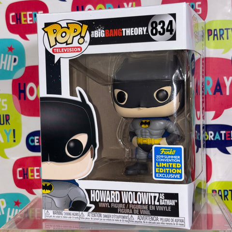 The Big Bang Theory - Howard Wolowitz as Batman Funko Pop 834 Summer Convention 2019 Exclusive (Copy) (Copy) (Copy) (Copy)