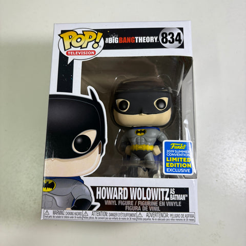 The Big Bang Theory - Howard Wolowitz as Batman Funko Pop 834 Summer Convention 2019 Exclusive (Copy) (Copy) (Copy) (Copy)