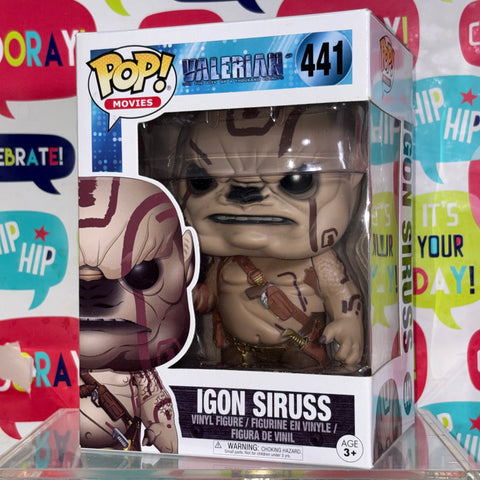 Igon Siruss - Valerian and The City of A Thousand Planets Funko Pop 441 Vinyl Figure