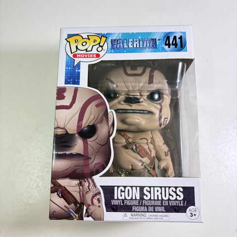 Igon Siruss - Valerian and The City of A Thousand Planets Funko Pop 441 Vinyl Figure