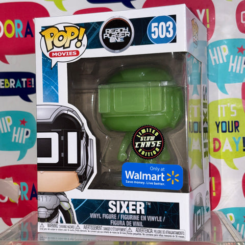 Sixer GREEN GLOW CHASE - Ready Player One Funko Pop 503 Vinyl Figure Exclusive