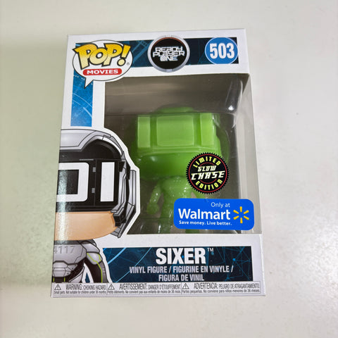 Sixer GREEN GLOW CHASE - Ready Player One Funko Pop 503 Vinyl Figure Exclusive