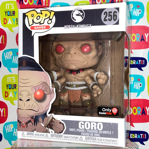 Mortal Kombat - Goro 6 Inch Funko Pop 256 Gamestop Exclusive