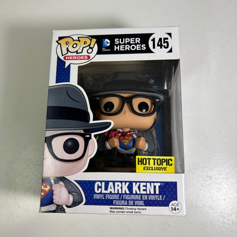Superman (Clark Kent) - DC Funko Pop 145 Hot Topic Exclusive
