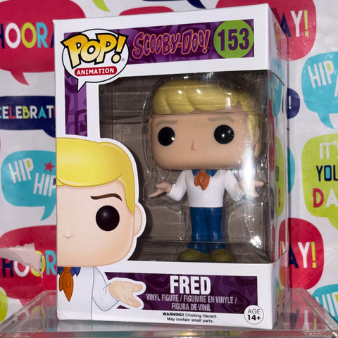 Fred - Scooby Doo Funko Pop 153 Vinyl Figure (11.4 Cm L × 8.9 Cm W × 15.9 Cm H)