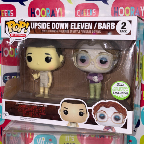 Stranger Things - Upside Down Eleven & Barb Funko Pop 2 Pack Spring Convention Exclusive 2017