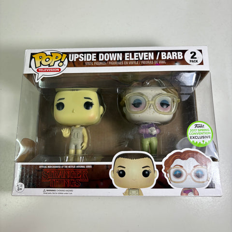 Stranger Things - Upside Down Eleven & Barb Funko Pop 2 Pack Spring Convention Exclusive 2017