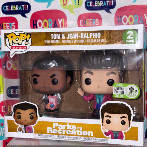 Parks and Recreation - Tom & Jean-Ralphio Funko Pop 2 Pack Emerald City Comic Con Exclusive