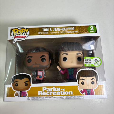 Parks and Recreation - Tom & Jean-Ralphio Funko Pop 2 Pack Emerald City Comic Con Exclusive