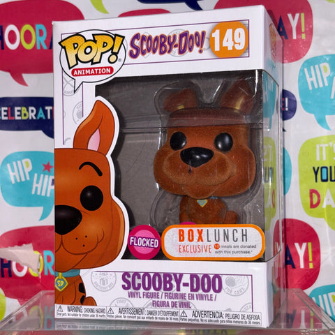 Scooby Doo FLOCKED BROWN - Funko Pop Vinyl Figure (11.4 Cm L × 8.9 Cm W × 15.9 Cm H)