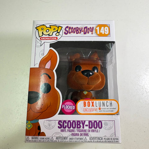 Scooby Doo FLOCKED BROWN - Funko Pop Vinyl Figure (11.4 Cm L × 8.9 Cm W × 15.9 Cm H)