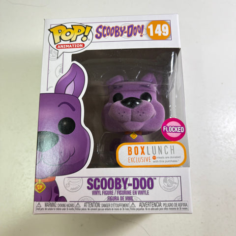 Scooby Doo FLOCKED PURPLE - Funko Pop Vinyl Figure (11.4 Cm L × 8.9 Cm W × 15.9 Cm H)