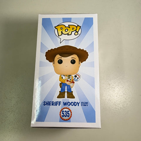 Toy Story - Sheriff Woody Holding Forky Funko Pop 535 Hot Topic Exclusive