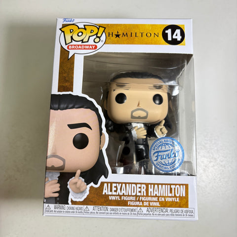Alexander Hamilton - Funko Pop Broadway 14 Collectible Vinyl Figure Exclusive (15.9 × 11.4 × 8.9)