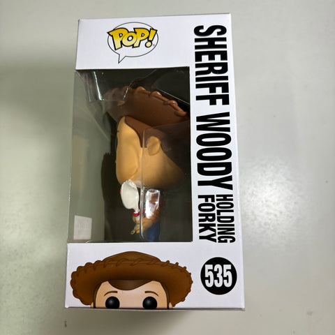 Toy Story - Sheriff Woody Holding Forky Funko Pop 535 Hot Topic Exclusive