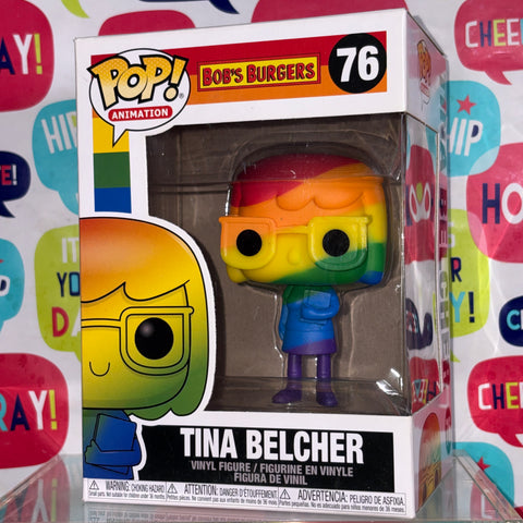 Tina Belcher Rainbow - Bob's Burgers Funko Pop 76 Vinyl Figure (11.4 Cm L × 8.9 Cm W × 15.9 Cm H)